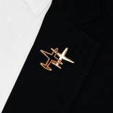 GOLDEN SPARKLING BROOCH