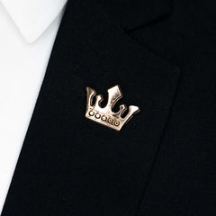 GOLDEN CROWN BROOCH