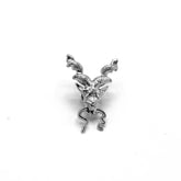 SILVER MARKHOR BROOCH
