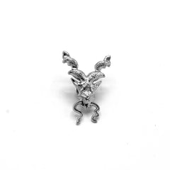 SILVER MARKHOR BROOCH
