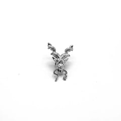 SILVER MARKHOR BROOCH