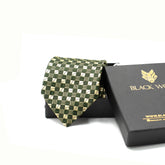 REGAL GREEN CHECKERED TIE