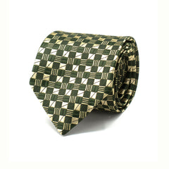 REGAL GREEN CHECKERED TIE
