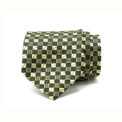 REGAL GREEN CHECKERED TIE