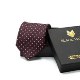 PLUM POLKA PRESTIGE TIE