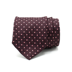 PLUM POLKA PRESTIGE TIE