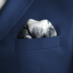 VEINSCAPE SILK POCKET SQUARE