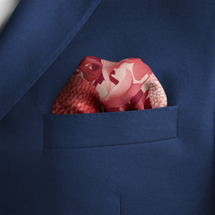 LYCHEORA SILK POCKET SQUARE