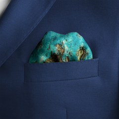 AZURALIS SILK POCKET SQUARE