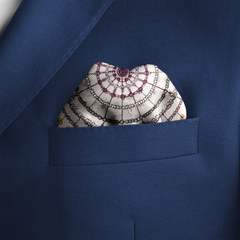 ARAQEL SILK POCKET SQUARE