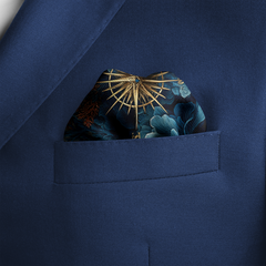 CORALIS SILK POCKET SQUARE