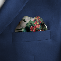 FLORANTA SILK POCKET SQUARE