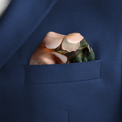 ANTIQUE ROSE SILK POCKET SQUARE