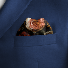 FLORACODE SILK POCKET SQUARE