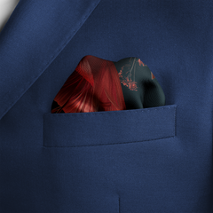 FLAREBLOOM SILK POCKET SQUARE