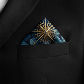 CORALIS SILK POCKET SQUARE