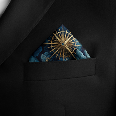 CORALIS SILK POCKET SQUARE
