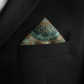 AZUREA SILK POCKET SQUARE