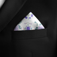 ROSAIRE SILK POCKET SQUARE