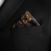 DRAVON SILK POCKET SQUARE