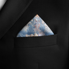 CORALIA SILK POCKET SQUARE