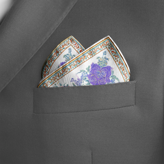 ROSAIRE SILK POCKET SQUARE