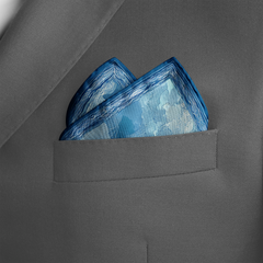 SKYWARD SILK POCKET SQUARE