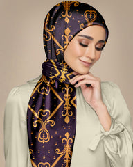 DECORATIVE ORNAMENT SILK WOMEN HIJAB – PREMIUM COLLECTION