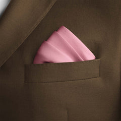 BABY PINK SILK POCKET SQUARE