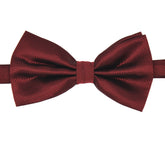 BORDEAUX VINE TEXTURE SILK BOW TIE