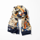 Scarf and Pocket Square Set | Black Wolf