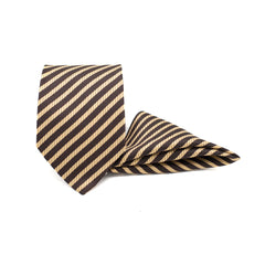 GOLDEN ASCEND TIE AND POCKET SQUARE SET
