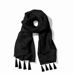 JET BLACK MEN SCARF - PREMIUM COLLECTION