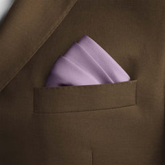LILAC SILK POCKET SQUARE