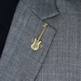 GOLDEN GUITAR BROOCH