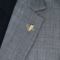 GOLD JOKER MASK BROOCH