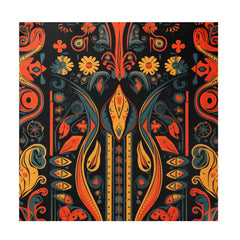 ETHNIC ANTIQUE SILK ASCOT AND POCKET SQUARE SET – PREMIUM COLLECTION