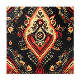 WINTER ETHNIC SILK ASCOT AND POCKET SQUARE SET – PREMIUM COLLECTION