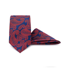IMPERIAL PAISLEY TIE AND POCKET SQUARE SET