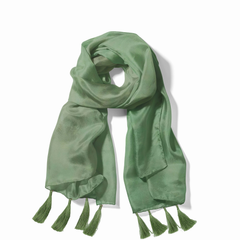 OLIVE LIGHT GREEN MEN SCARF - PREMIUM COLLECTION