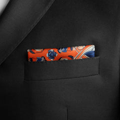 INDIAN VINTAGE SILK POCKET SQUARE