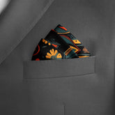 ETHNIC ANTIQUES SILK POCKET SQUARE