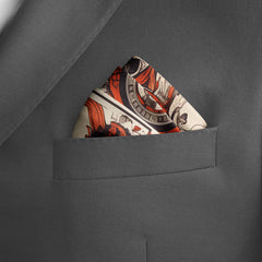 OCEAN SILK POCKET SQUARE
