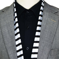 WHITE STRIPES MEN SCARF - PREMIUM COLLECTION