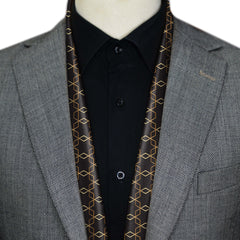 BURBERRY CHOCOLATE MEN SCARF - PREMIUM COLLECTION