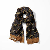 BURBERRY CHOCOLATE MEN SCARF - PREMIUM COLLECTION