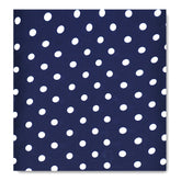 BLUE SMALL POLKA DOTS SILK POCKET SQUARE