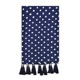 SMALL BLUE POLKA DOTS SCARF - PREMIUM COLLECTION