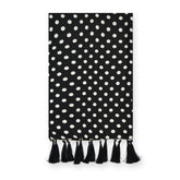 SMALL BLACK POLKA DOTS SCARF - PREMIUM COLLECTION
