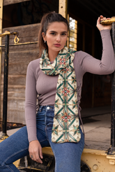 EGYPT PATTERN SILK WOMEN SCARF – PREMIUM COLLECTION